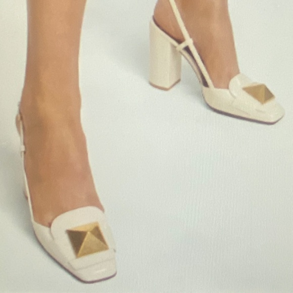 Valentino Garavani One Stud Sling Back Pumps - Picture 1 of 11
